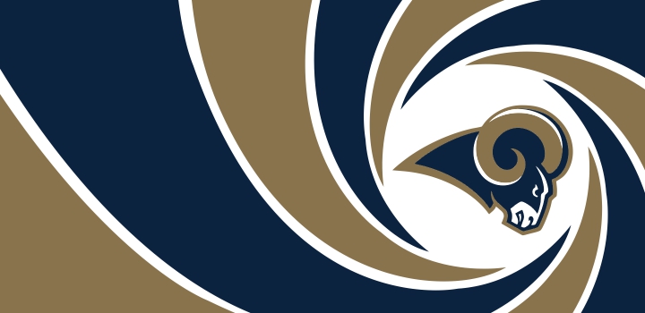 007 Los Angeles Rams logo iron on paper